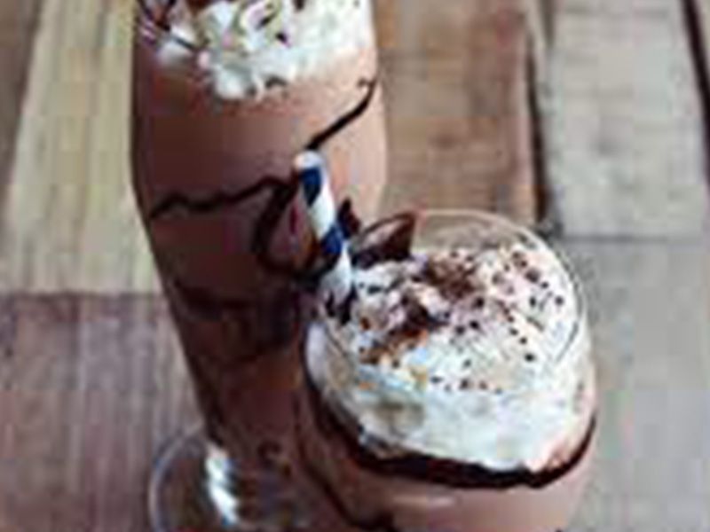 Vanilla With Chocolate Milkshake