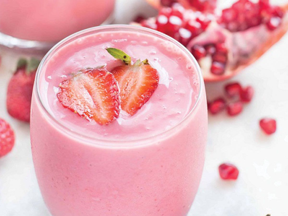 Strawberry milkshake