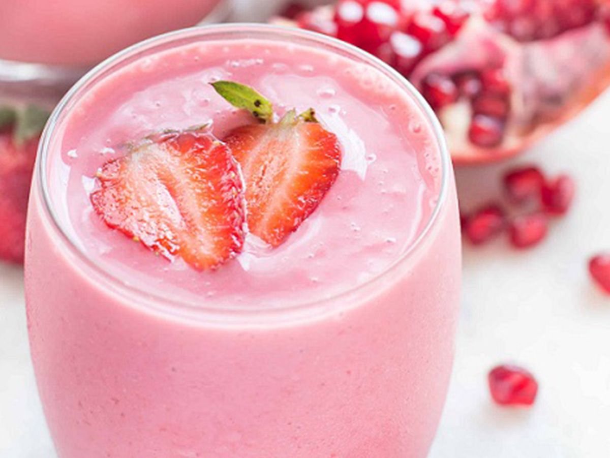 Strawberry milkshake