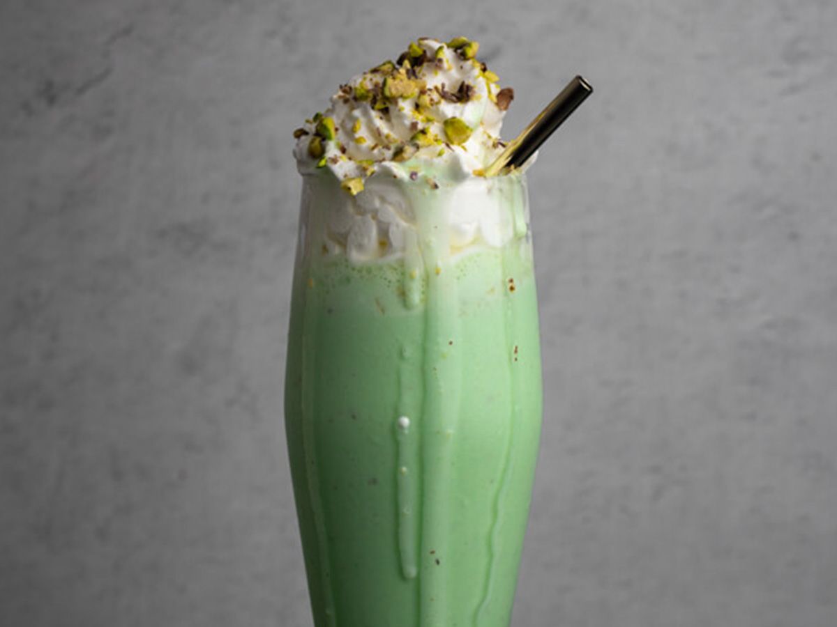 Pistachio milkshake