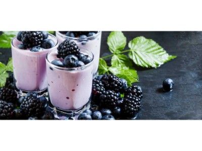 Blueberry Cookies Milkshake