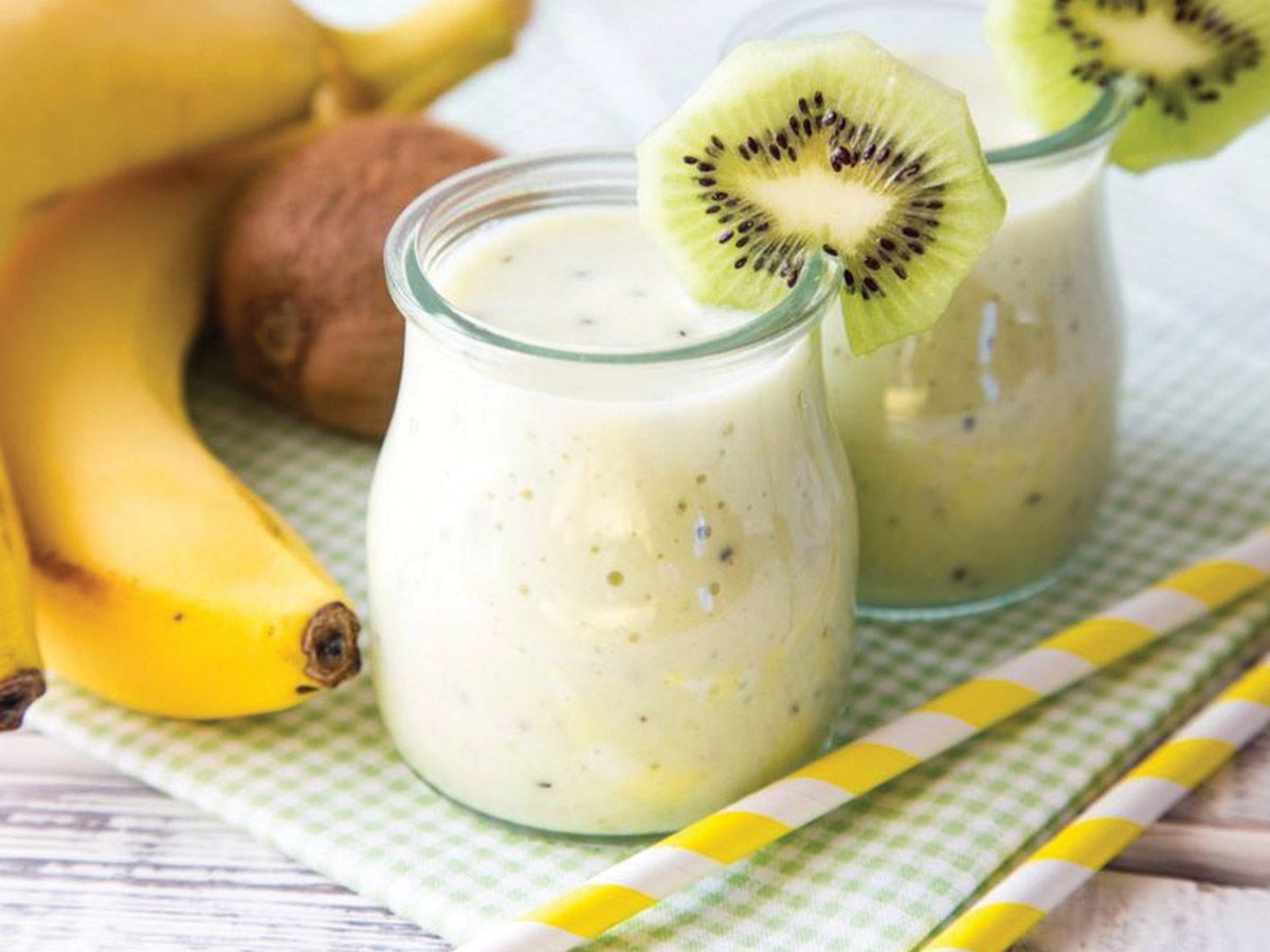 kiwi milkshake
