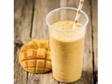 Mango With Banana Pieces Juice