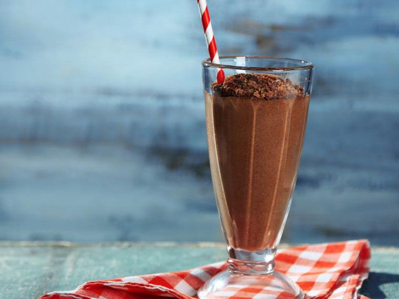 Nutella Chocolate Milkshake