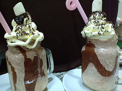 Nutella Chocolate Milkshake