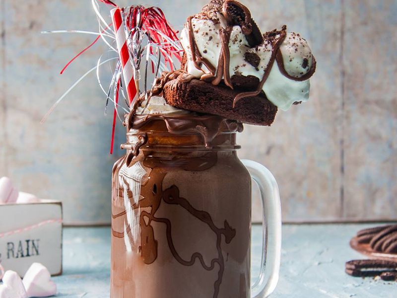 Nutella Chocolate Milkshake