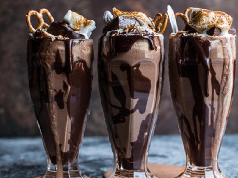 Nutella Chocolate Milkshake