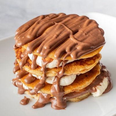 Mini Kinder Spread Pancakes