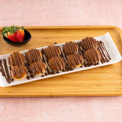 Mini pancake with Nutella