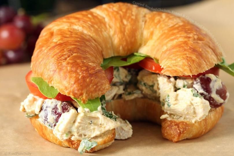 Savory Mini Croissant Sandwich