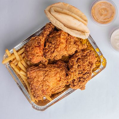 Half Chicken 4 Pieces Broasted