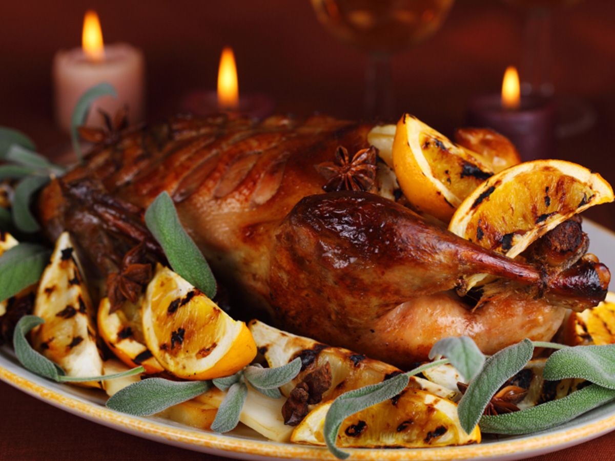 Half Duck With Orange
