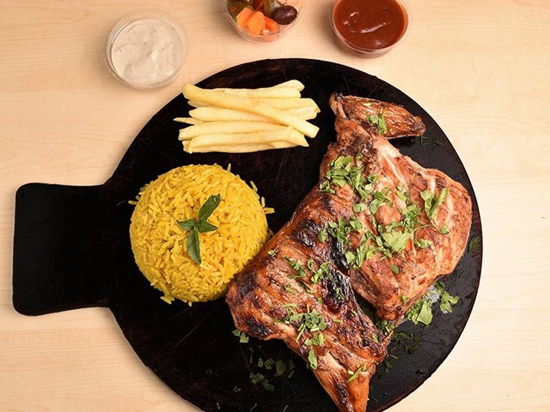 Half Charcoal Grilled Chicken