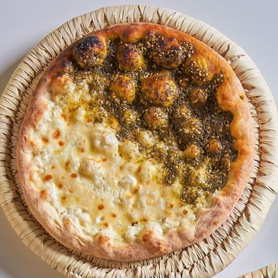 Half zaatar Half cheese manoucheh
