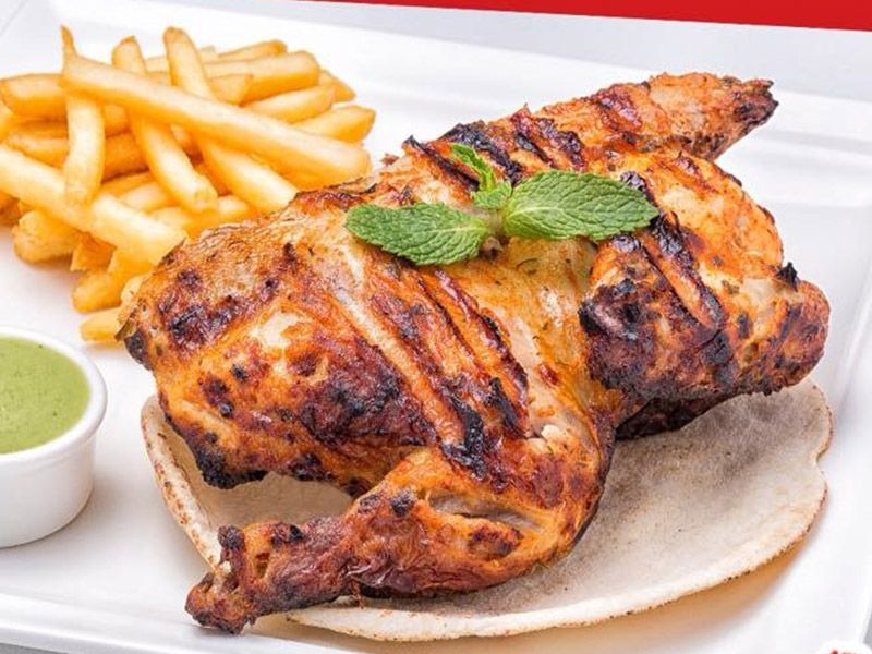 Half Charcoal Grilled Chicken