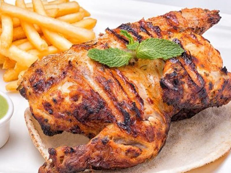 1/2 Chicken With Salads