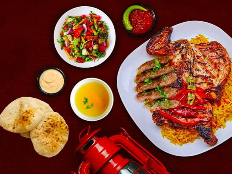 Quarter Chicken With 1/8 Kilo Tarb Meal