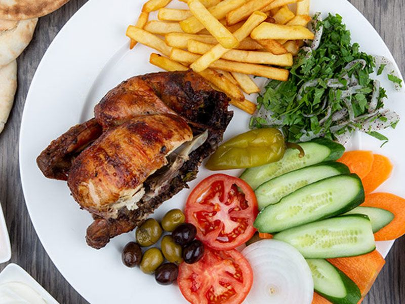Half Roasted Chicken