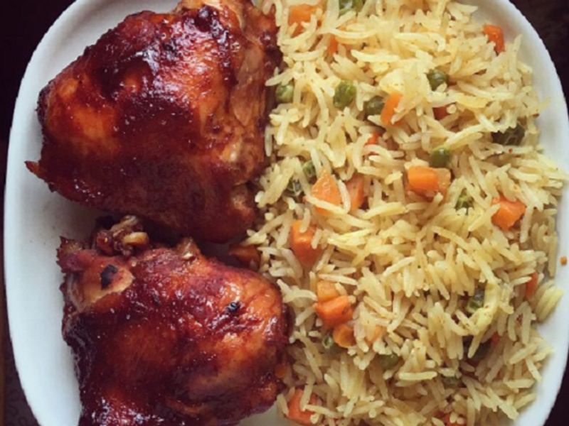 Half Grilled Chicken