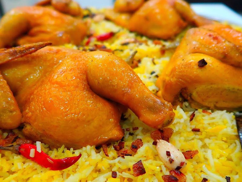 1/2 Chicken Mandi