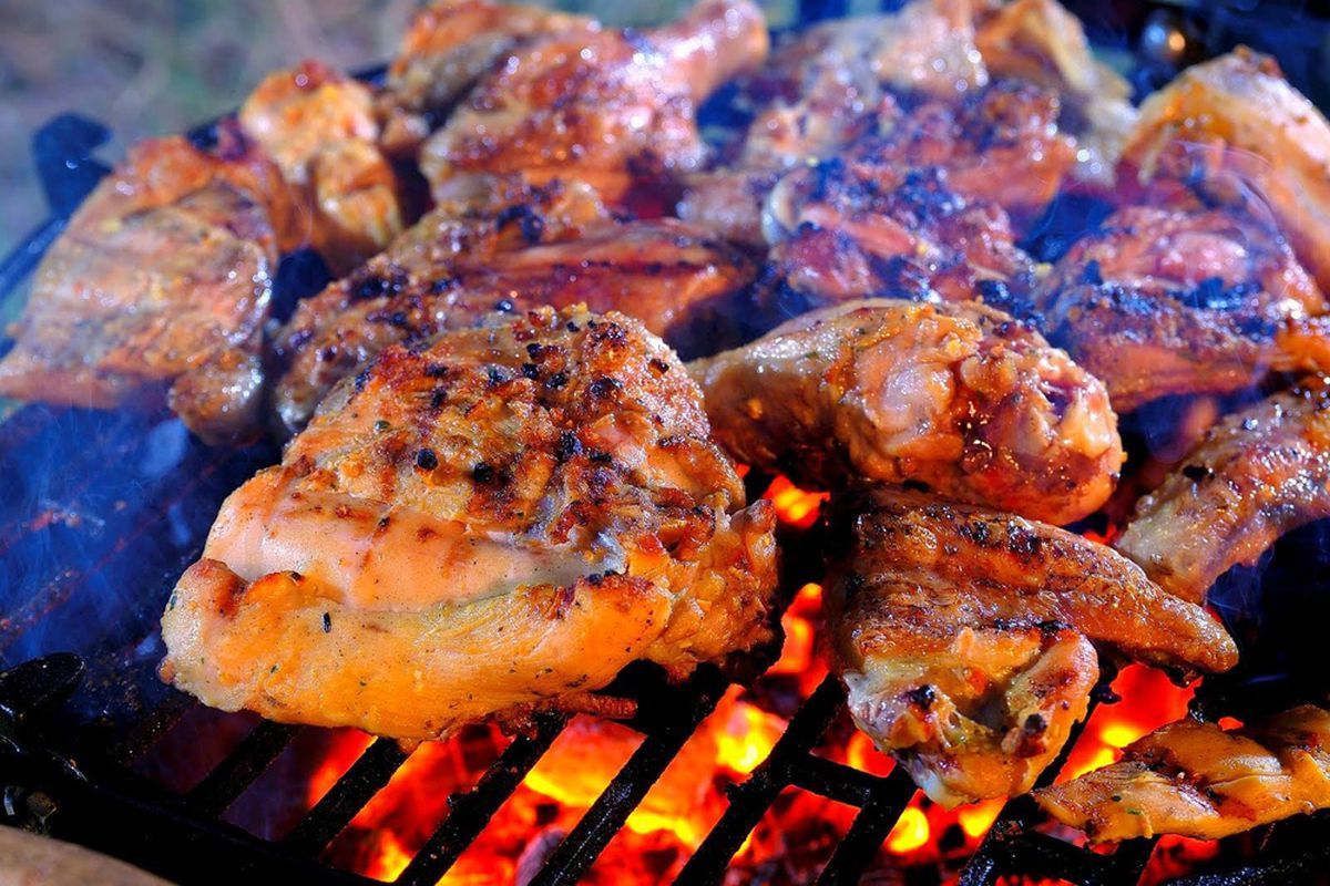 half chicken