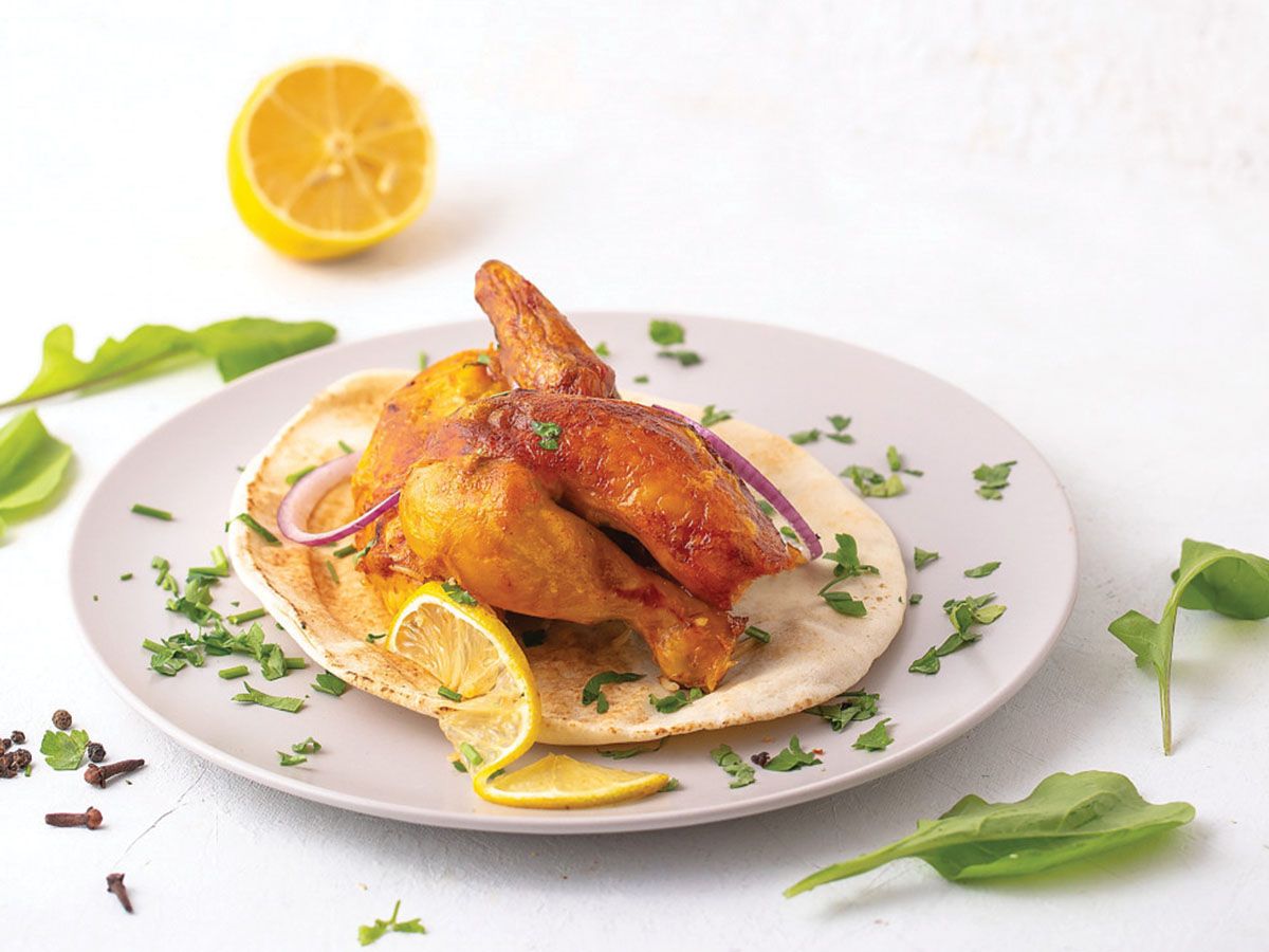 Half Grilled Chicken