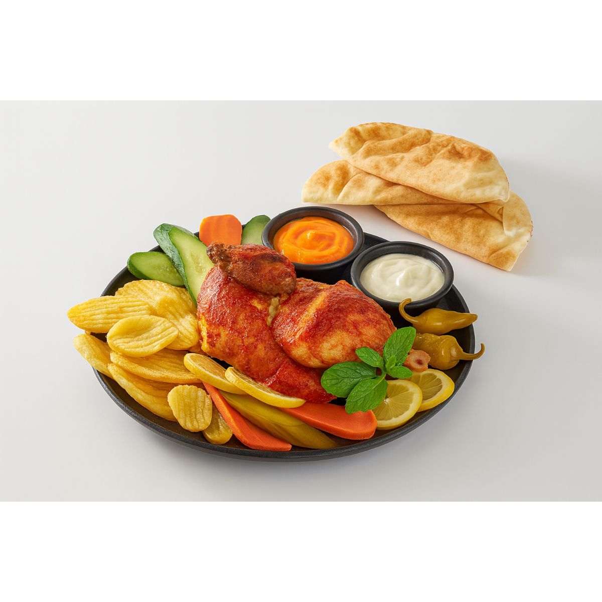 Half Grilled Halabi Chicken