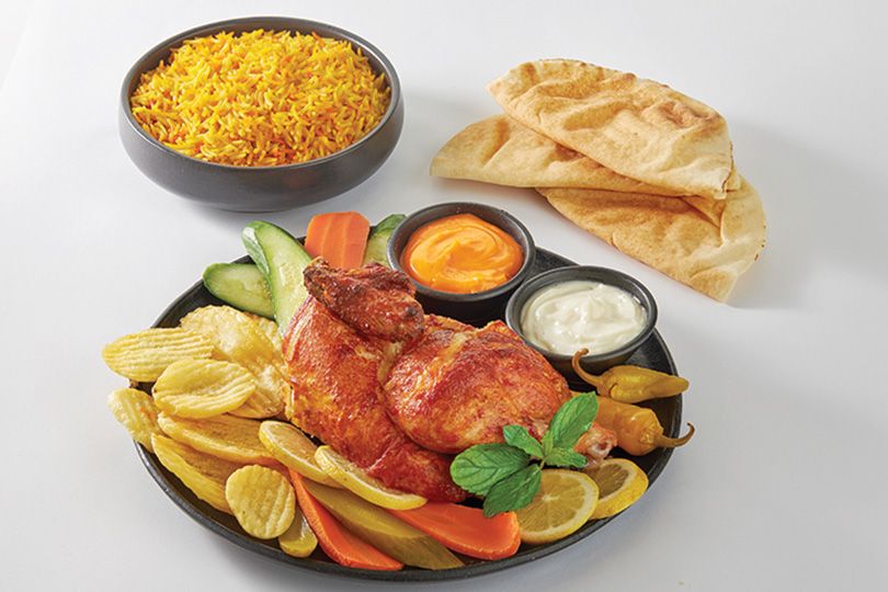 Half Shawaya Chicken with Rice