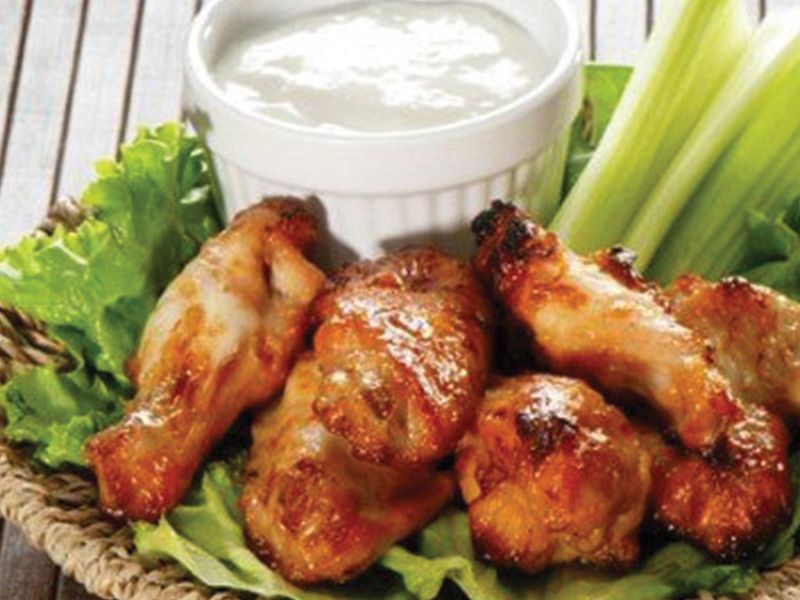 Half chicken shish with bone