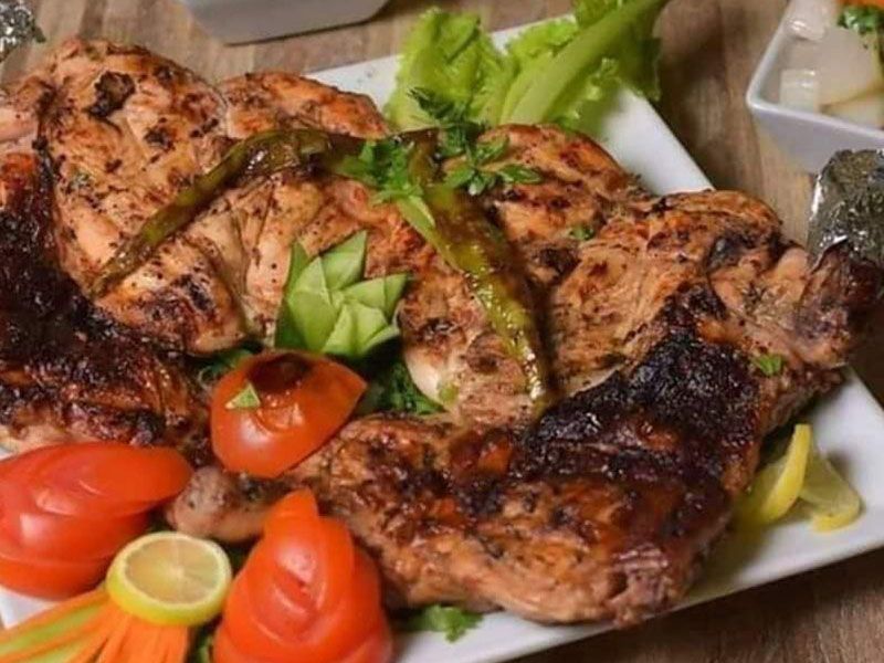 Half Charcoal Grilled Tikka Chicken
