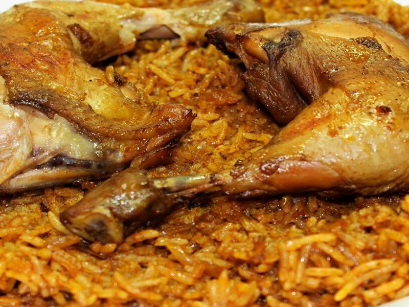 Half Kabsa Chicken
