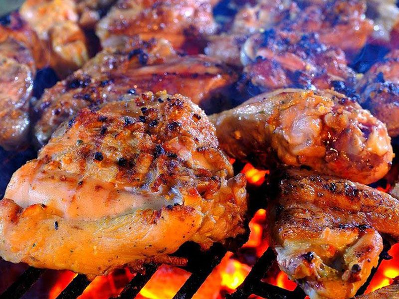 Half Charcoal Grilled Chicken