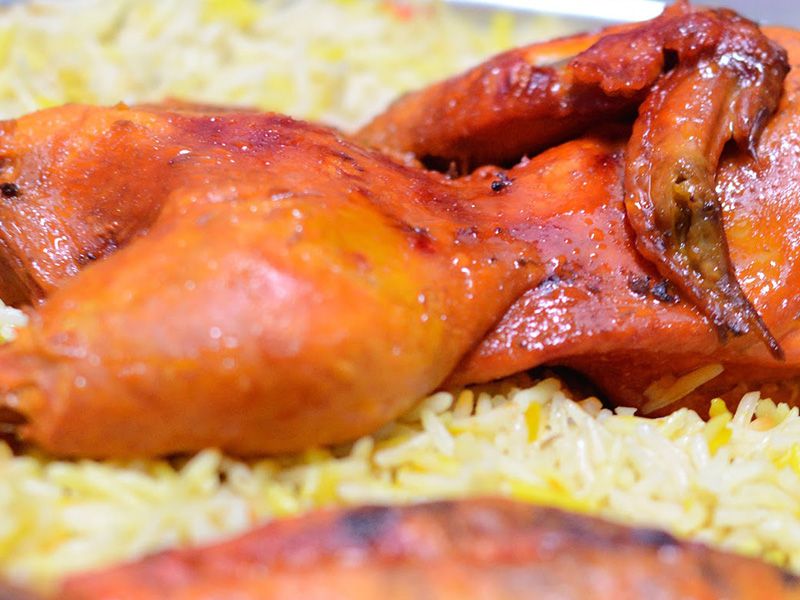 Chicken Mathbi With Rice