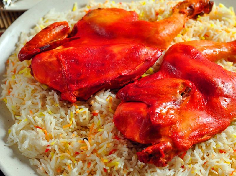 Half Chicken Mandi