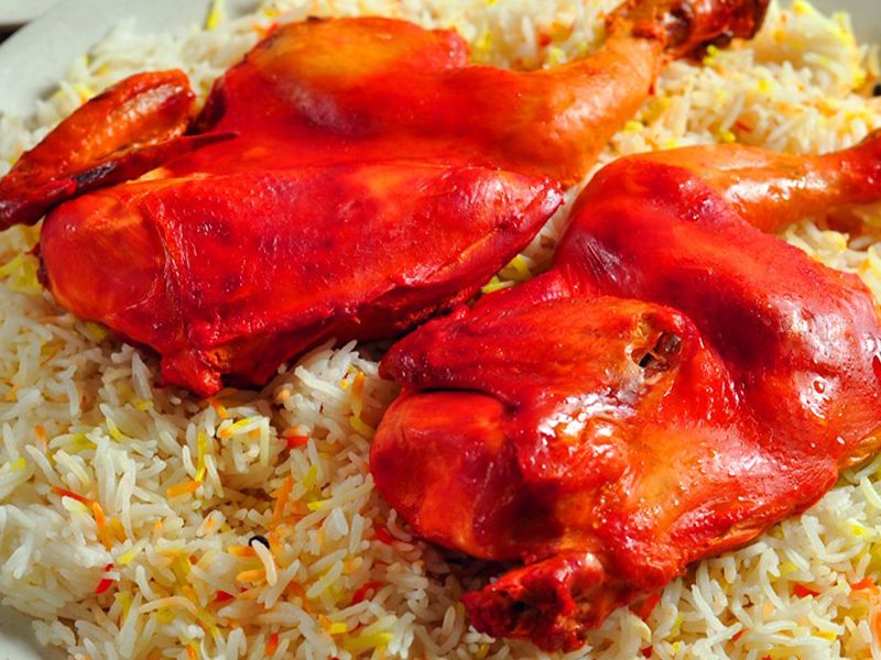 1/2 Mandi With Rice