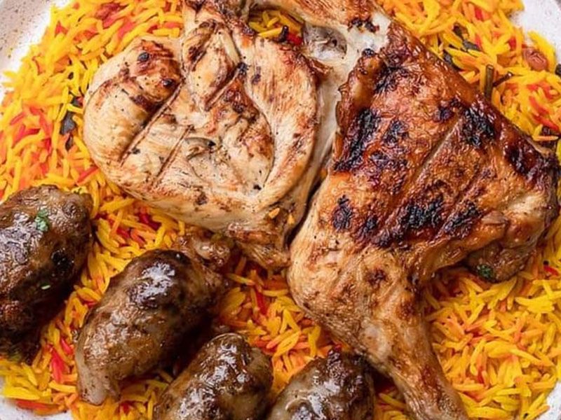 Half Chicken With 1/4 Kilo Tarb