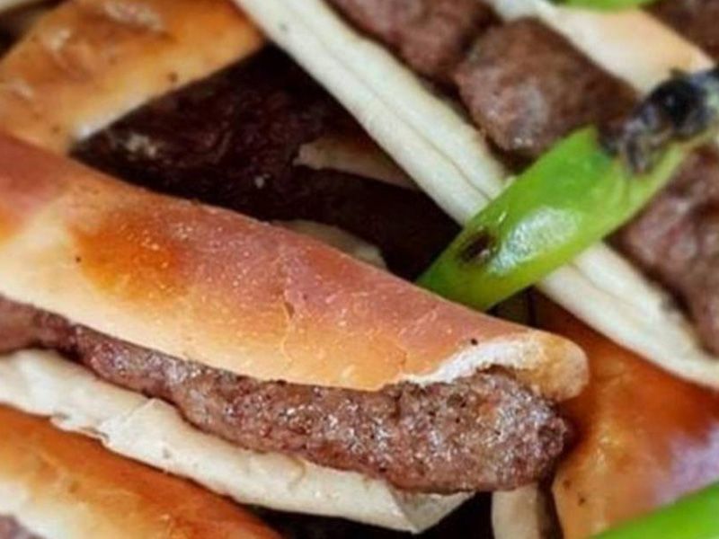 Half Kofta sandwich