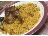 1/2 Chicken Mandi With Kabsa