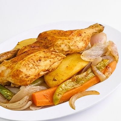 Half Madfoun chicken without rice
