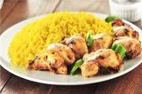 Half Chicken Shish With Rice