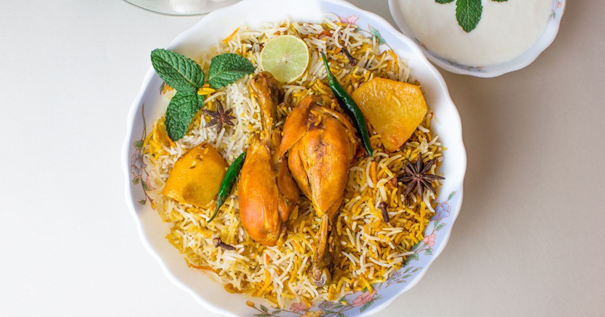 Half Grilled Chicken Biryani Kabsa