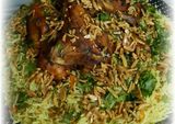 Half Grilled Chicken With Biryani Rice