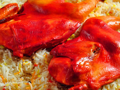 1/2 Chicken Mandi With Rice