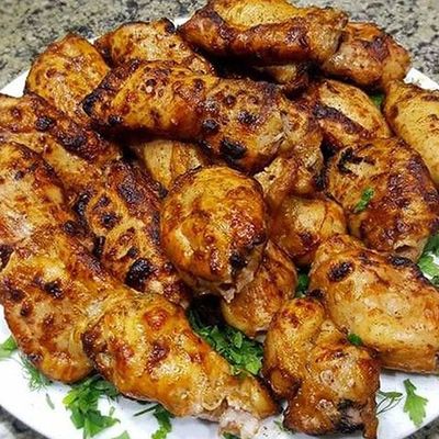 Half Grilled Chicken Shish