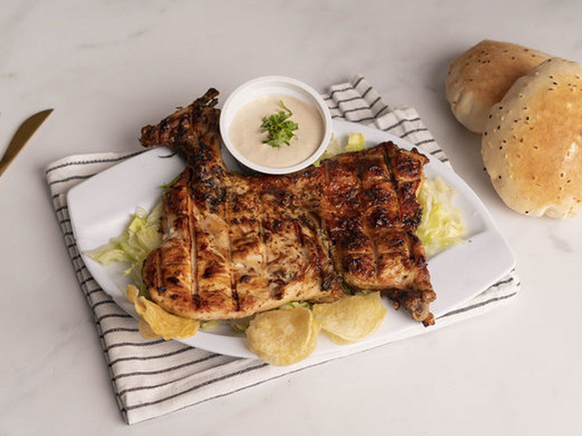 Half Grilled Chicken