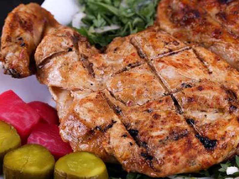 Half Grilled Chicken