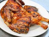Charcoal half chicken