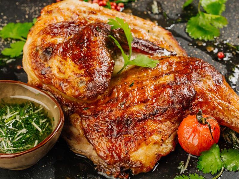 Charcoal Grilled Shish Chicken