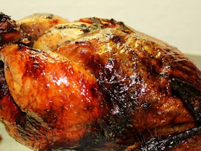 Half Grilled Chicken With Basmati Rice