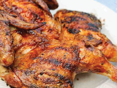 Half Traditional Lebanese Charcoal Chicken